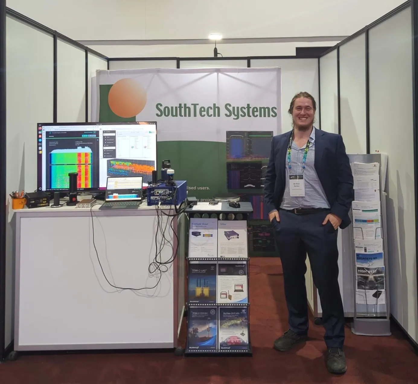 SouthTech Systems representatives at AOC ANZ 2026